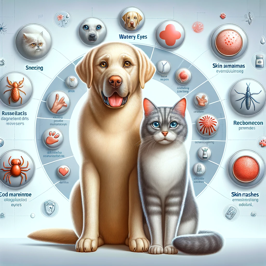 Симптомы аллергии на домашних животных