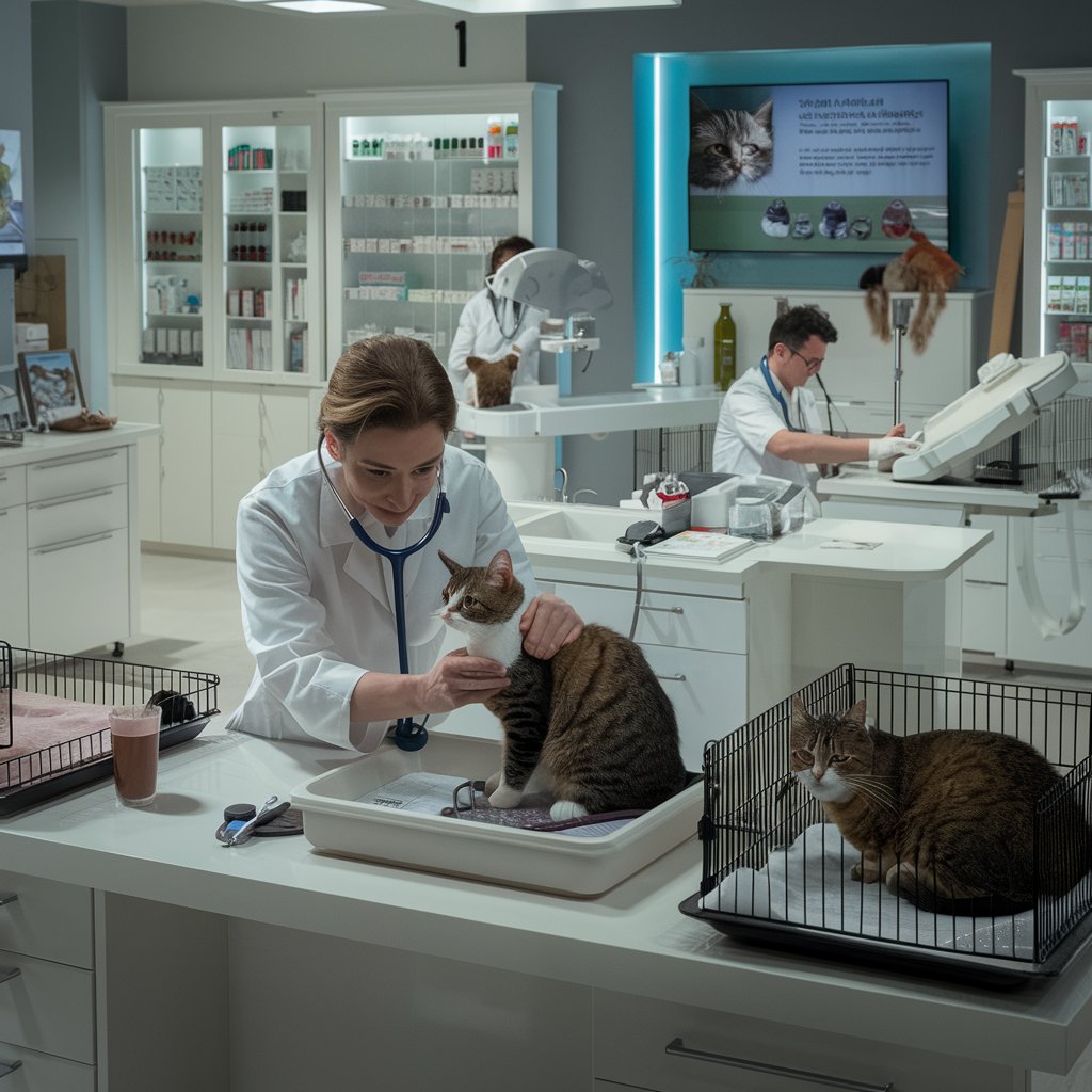 Услуги ветеринарной помощи для кошек в Москве